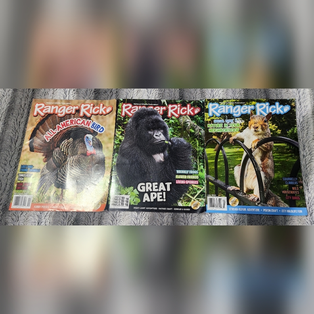 Ranger Rick Magazine Trio